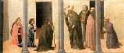 BARTOLOMEO DI GIOVANNI Predella: Consecration of the Church of the Innocents Spain oil painting artist
